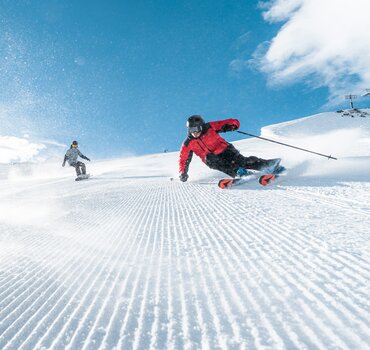 Skifahrer in Zermatt