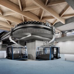 Visualisierung Talstation | © Copyright © 2022 Zermatt Bergbahnen AG