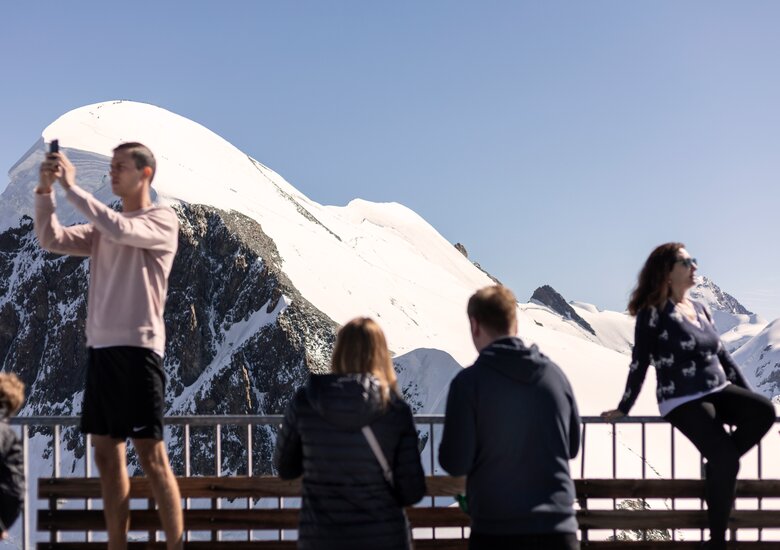 Aussichtsplattform in Zermatt Aussichtsplattform in Zermatt