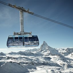 Hochtälli Gondel im Matterhorn Glacier Paradise