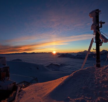 Sonnenuntergang im Matterhorn Glacier Paradise | © David Hannes Bumann